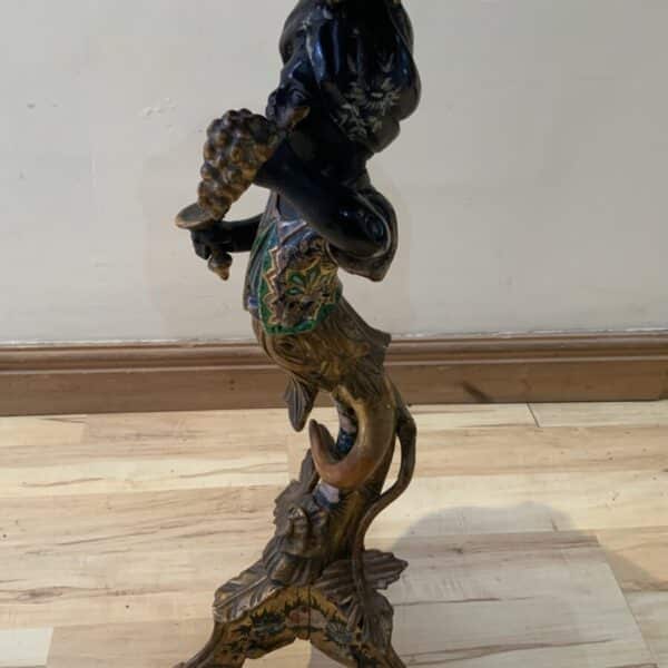 Blackamoor Candle stand circa 1800’s - Image 9