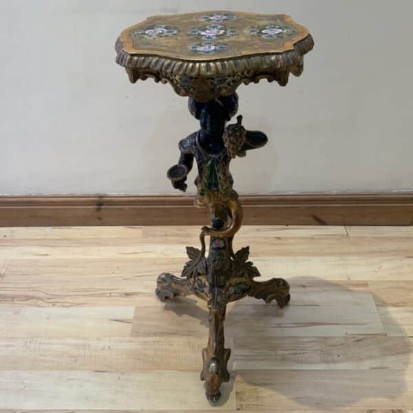 Blackamoor Candle stand circa 1800’s Antique Furniture 3