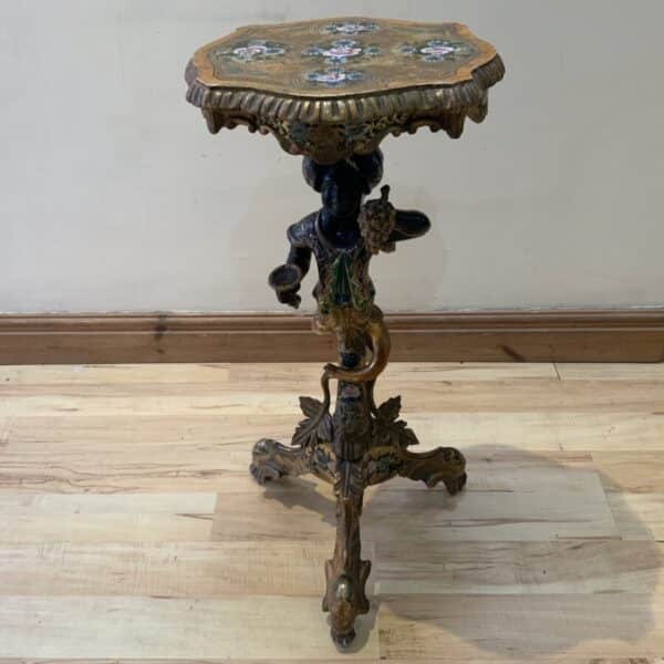 Blackamoor Candle stand circa 1800’s