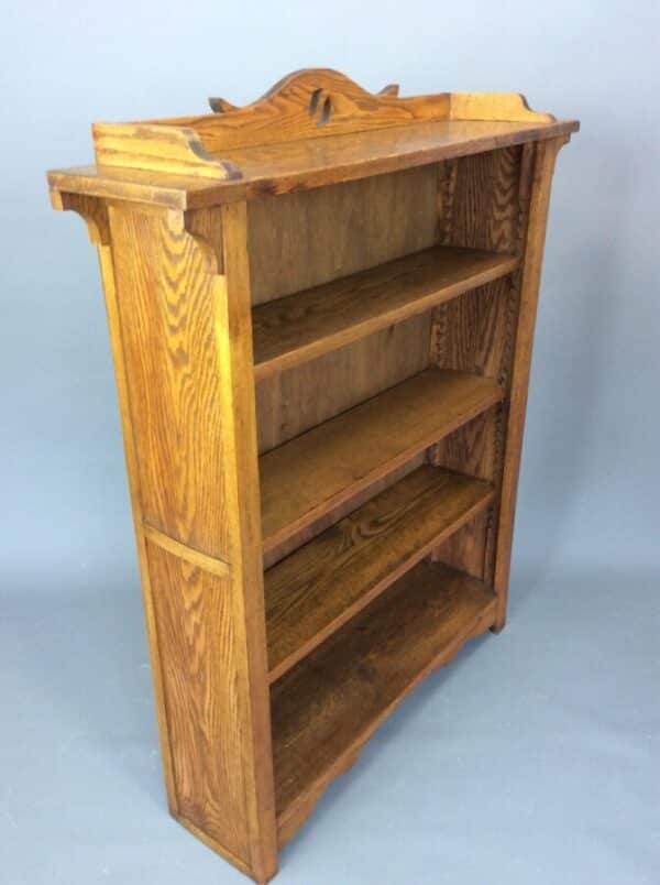 Arts and Crafts Oak Bookcase - Image 2
