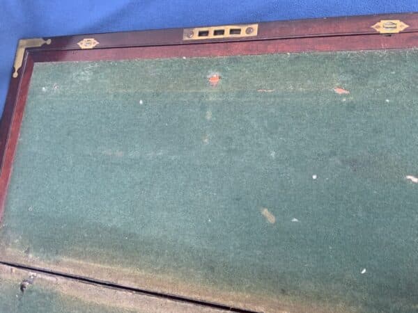 Military Writing slope, circa 1760 brass bound Mahogany. - Image 21