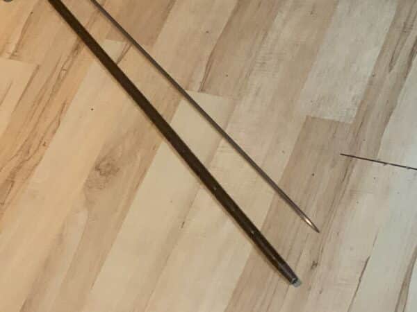 Gentleman’s walking stick sword stick with silver mount Miscellaneous 16