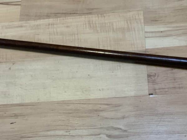 Gentleman’s walking stick sword stick with silver mounts - Image 4