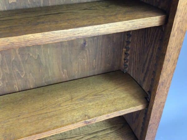 Arts and Crafts Oak Bookcase - Image 4