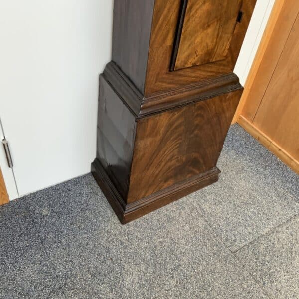 Mahogany Brass Faced Long cased clock circa 1800’s - Image 9