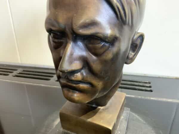 Hitler Bronze Bust Antique Sculptures 4