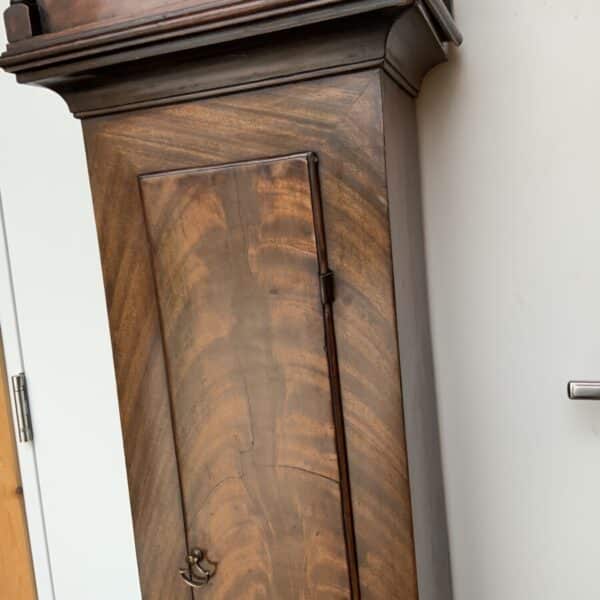 Mahogany Brass Faced Long cased clock circa 1800’s - Image 14