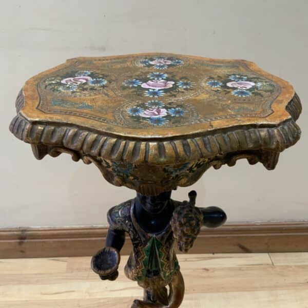 Blackamoor Candle stand circa 1800’s - Image 4