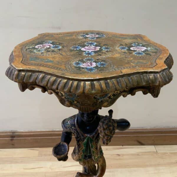 Blackamoor Candle stand circa 1800’s Antique Furniture 6