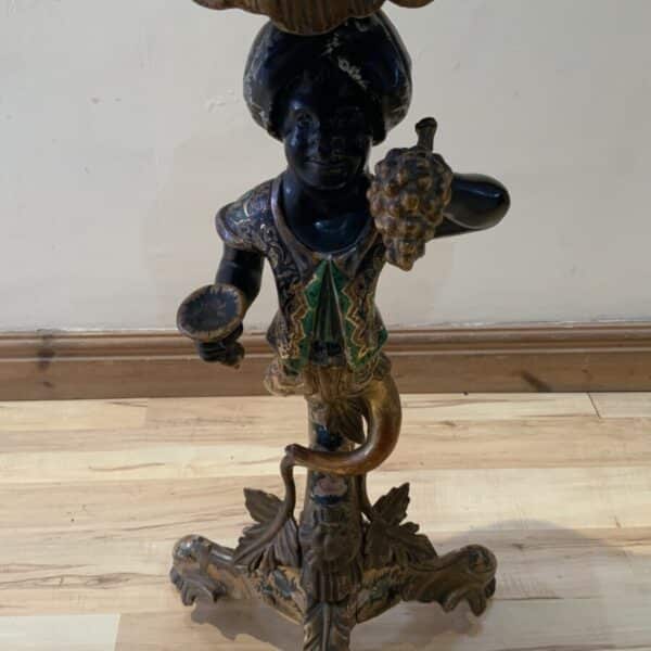 Blackamoor Candle stand circa 1800’s Antique Furniture 4