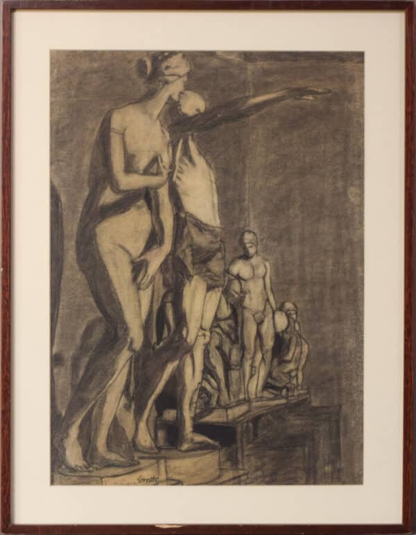 Drawing of Sculptures classical art Antique Art 4