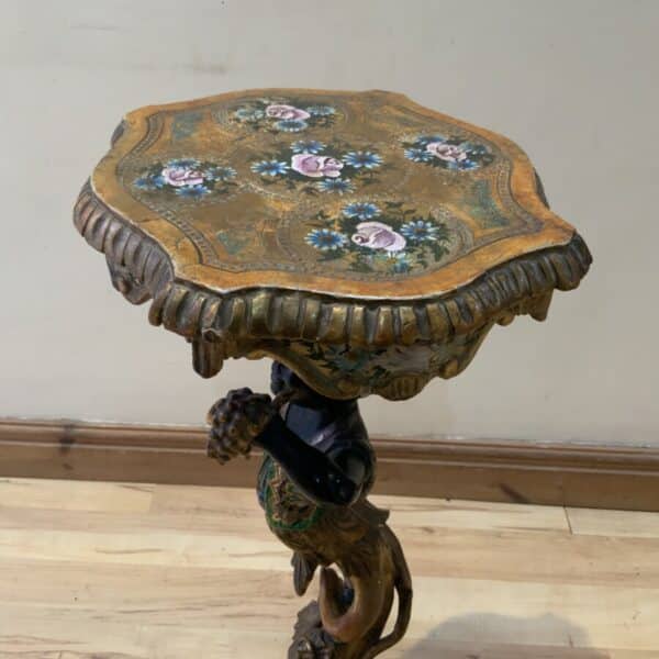 Blackamoor Candle stand circa 1800’s Antique Furniture 10