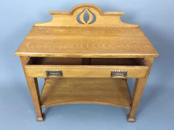 Arts and Crafts Console Table Arts and Crafts Antique Furniture 4