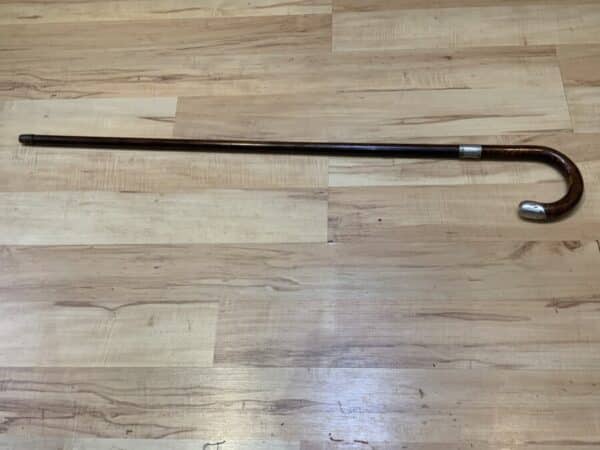 Gentleman’s walking stick sword stick with silver mounts - Image 8