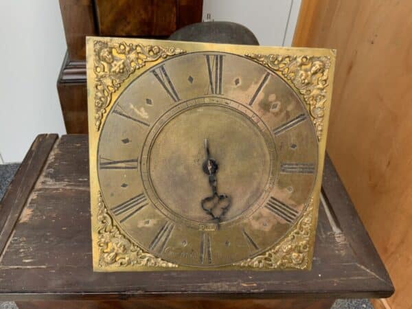 Mahogany Brass Faced Long cased clock circa 1800’s Antique Clocks 21