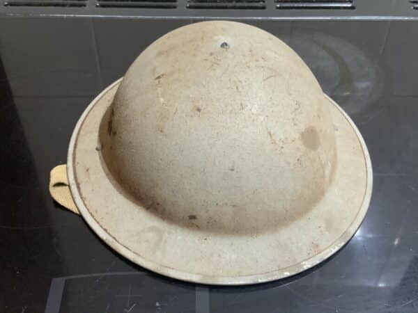 8th army British Soldiers steel Brodie Helmet Antique Collectibles 3