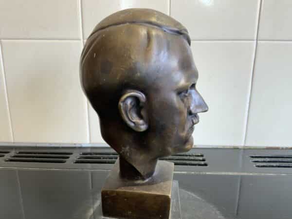 Hitler Bronze Bust Antique Sculptures 7