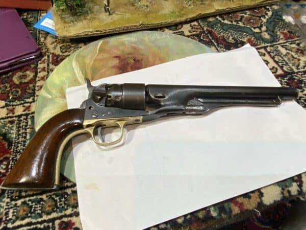 Colt Dragoon 1851 .44 cap & ball six shot revolver Antique Guns 16