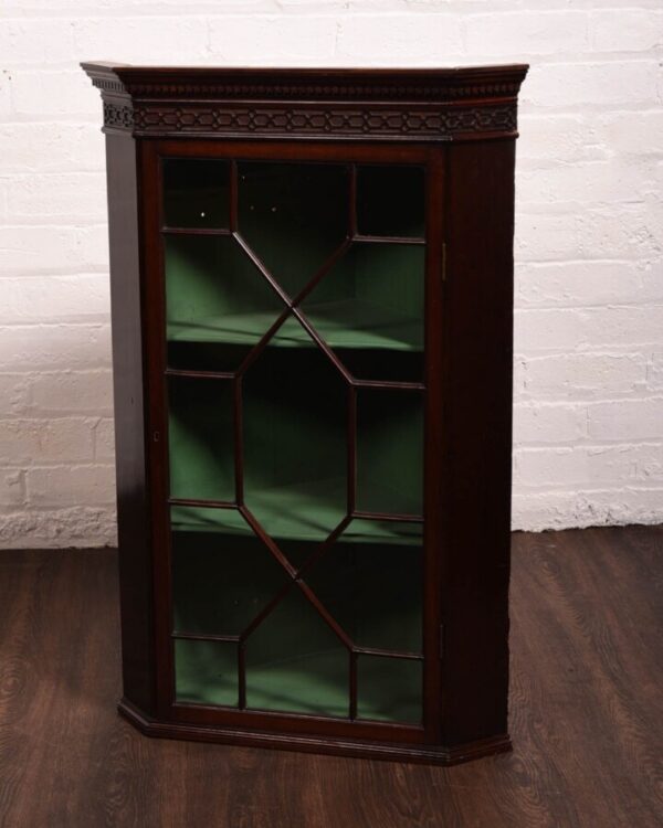 Edwardian Mahogany Corner Cabinet SAI1252