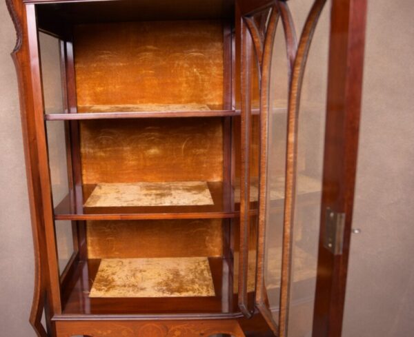 Edwardian Mahogany Display Cabinet SAI1662 Antique Cabinets 10