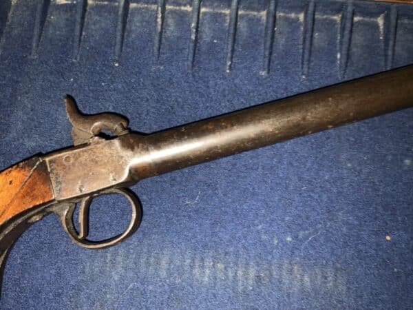 Rare early Victorian percussion Boot pistol Antique Guns 4
