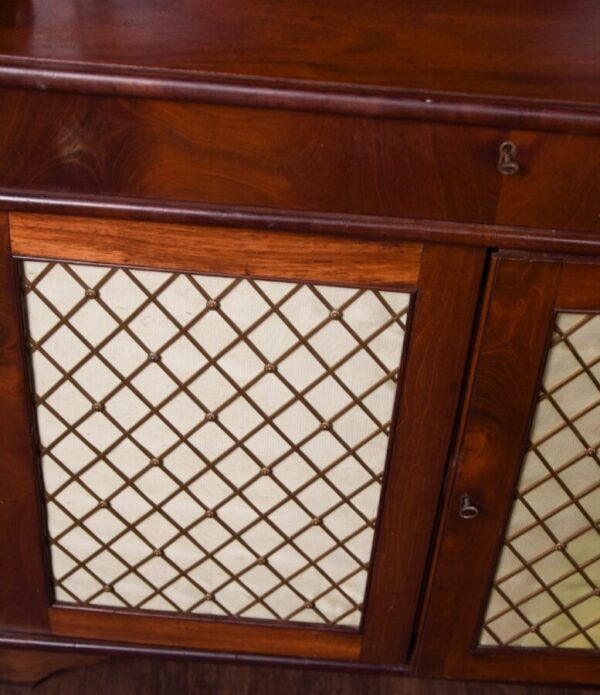 Regency Mahogany Side Board/ Side Cabinet SAI1806 Antique Cabinets 5