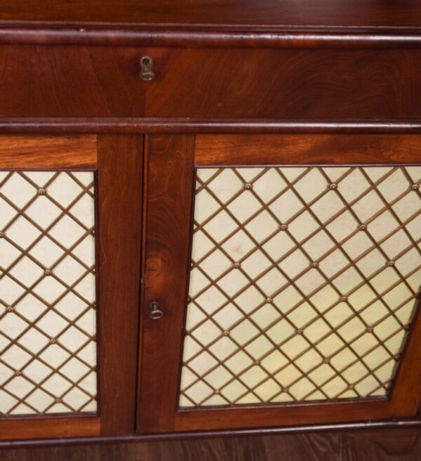 Regency Mahogany Side Board/ Side Cabinet SAI1806 Antique Cabinets 7