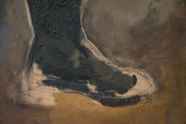 Spanish Republican Fighter - Oil on Canvas - Image 5