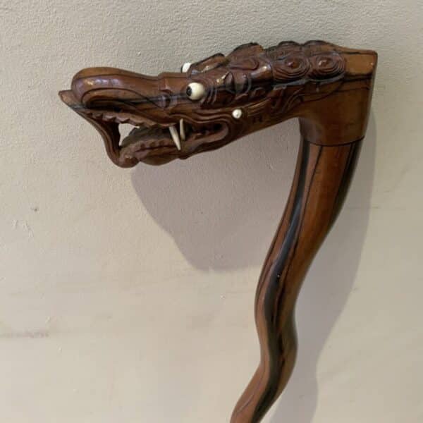 CHINESE DRAGON HANDLE GENTLEMAN’S WALKING STICK - Image 2