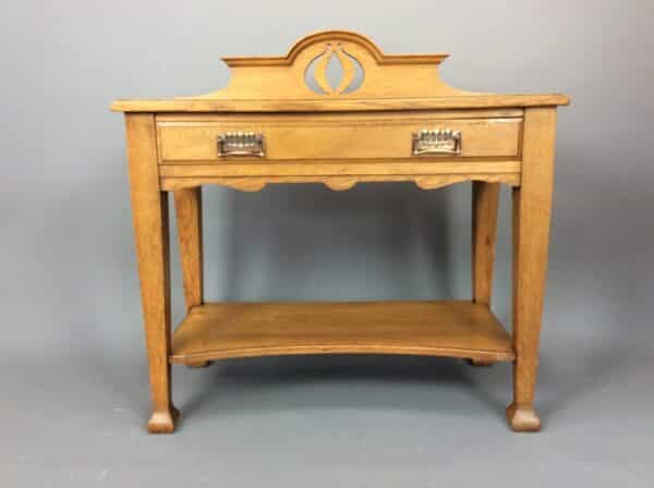 Arts and Crafts Console Table Arts and Crafts Antique Tables 3