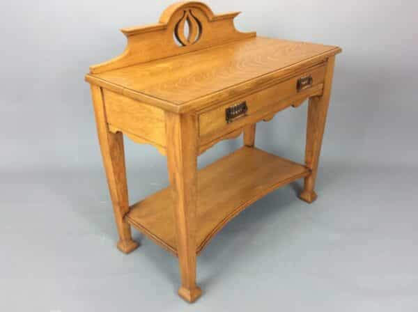 Arts and Crafts Console Table Arts and Crafts Antique Tables 7