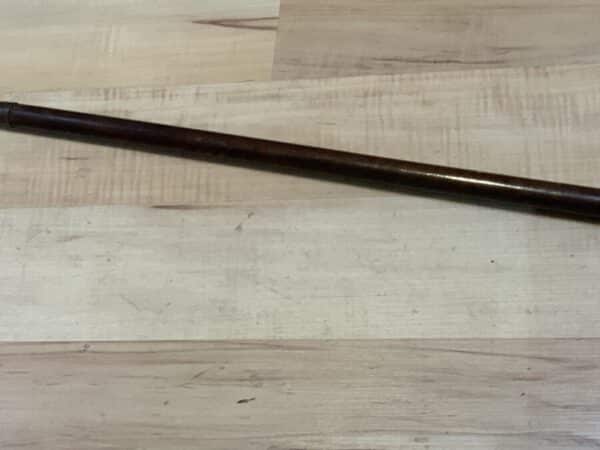 Gentleman’s walking stick sword stick with silver mounts - Image 5