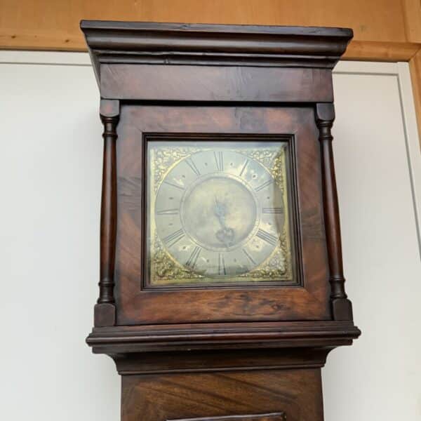 Mahogany Brass Faced Long cased clock circa 1800’s - Image 8