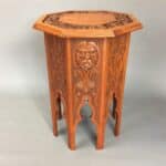 Arts and Crafts Mahogany Octagonal Side Table Arts and Crafts Antique Furniture