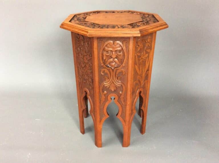 Arts and Crafts Mahogany Octagonal Side Table