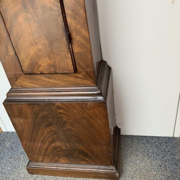 Mahogany Brass Faced Long cased clock circa 1800’s - Image 12