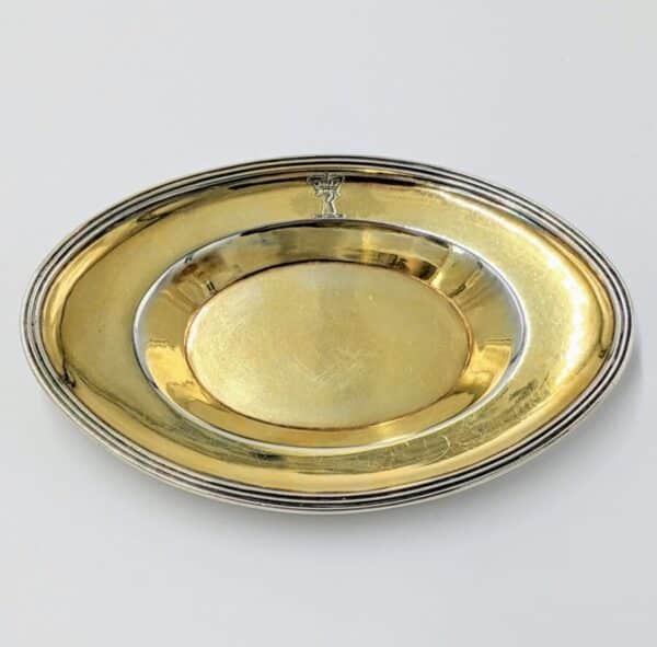Georgian 1800 Antique Solid Silver Side Salt Dishes Plates 270g Antique dinner plates Antique Silver 8