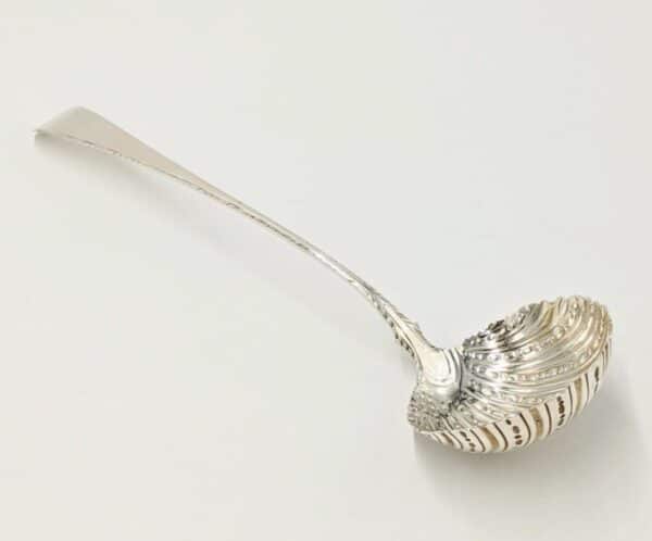 1767 Antique Georgian Solid Silver Large Soup Ladle 33cm 156.5g Antique Silver Antique Silver 10