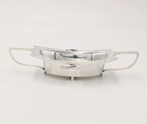 1904 Art Nouveau Solid Silver Dish by George Lawrence Connell Cymric - Image 2