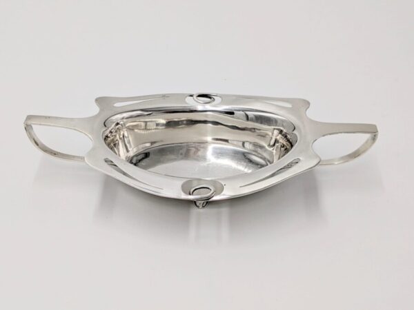 1904 Art Nouveau Solid Silver Dish by George Lawrence Connell Cymric