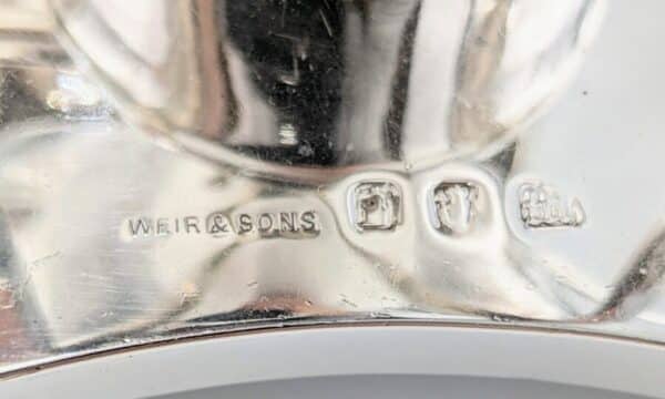 Irish 1907 Antique Solid Silver Samovar Urn & Burner 1710g 2 Pint - Image 16