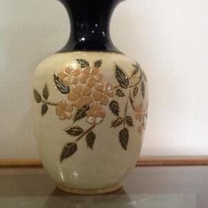 Lovatt & Lovatt 10″ Cream Blossom Vase art deco Antique Ceramics