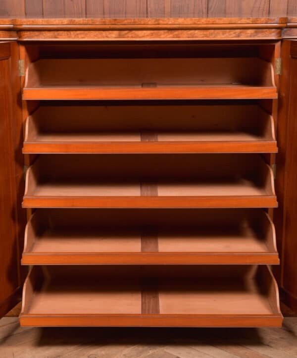 Victorian Walnut Linen Press SAI2500 - Image 21