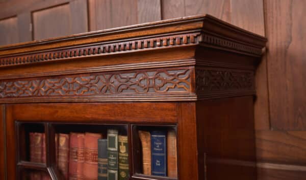 Edwardian Mahogany Bookcase SAI2636 - Image 2