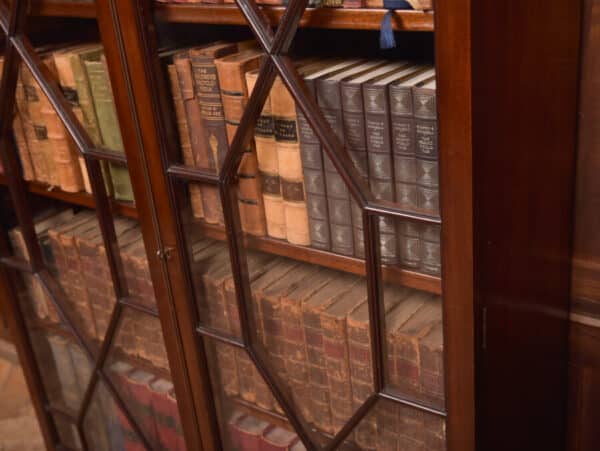 Edwardian Mahogany Bookcase SAI2636 Antique Bookcases 14