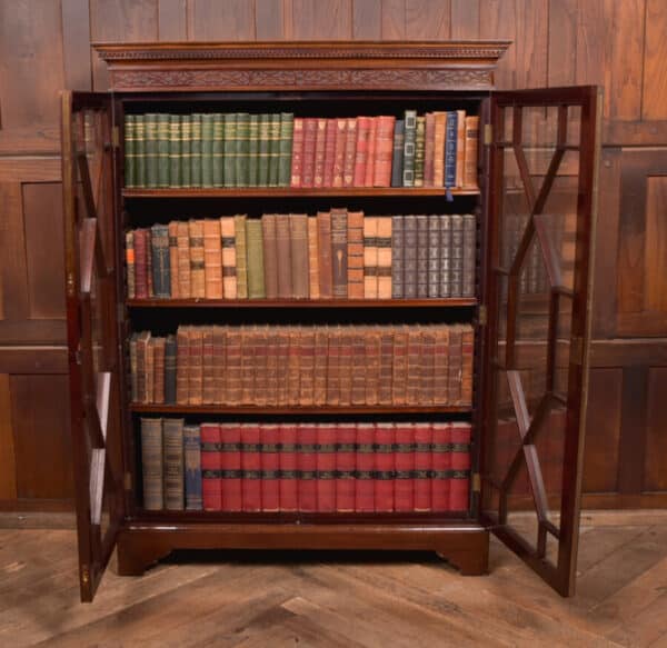 Edwardian Mahogany Bookcase SAI2636 Antique Bookcases 7