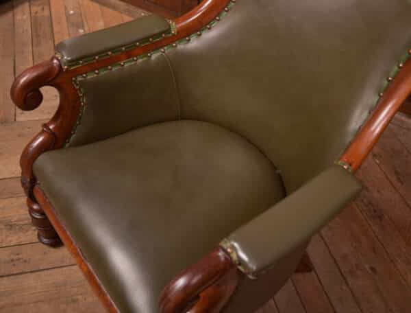 Victorian Red Walnut Arm Chair SAI2639 - Image 5