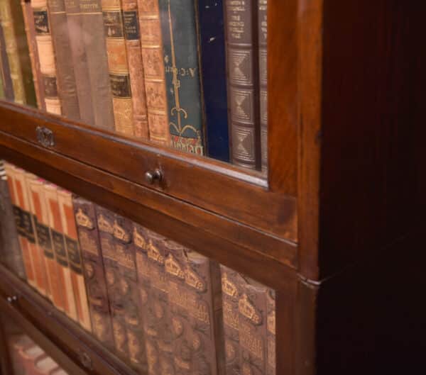 Lebus 4 Sectional Bookcase SAI2640 Harris Lebus Antique Bookcases 5