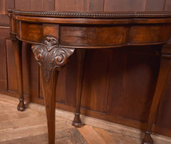 Edwardian Demi Lune Card Table SAI2641 - Image 2