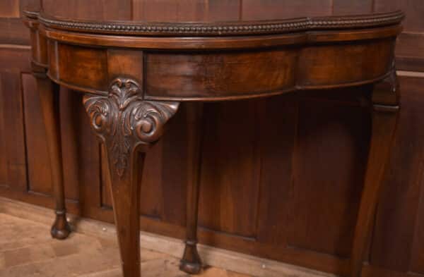 Edwardian Demi Lune Card Table SAI2641 - Image 3